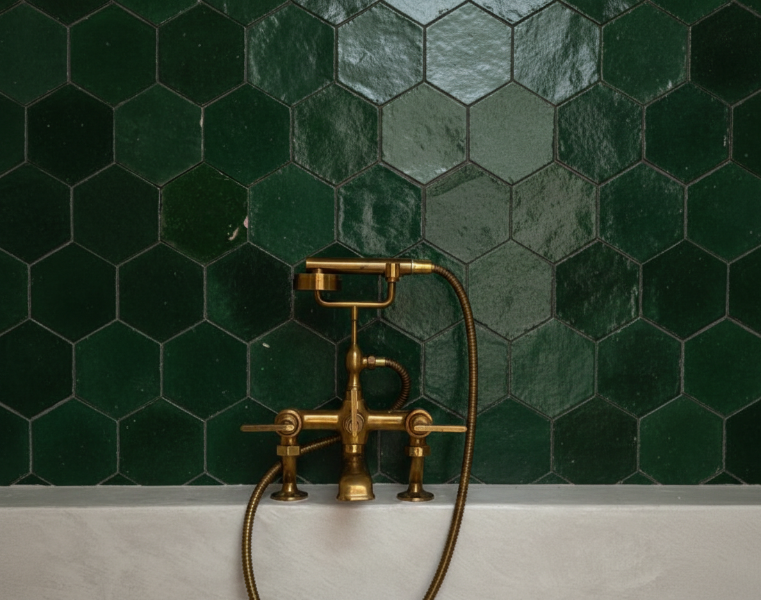 Dark green Hexagon