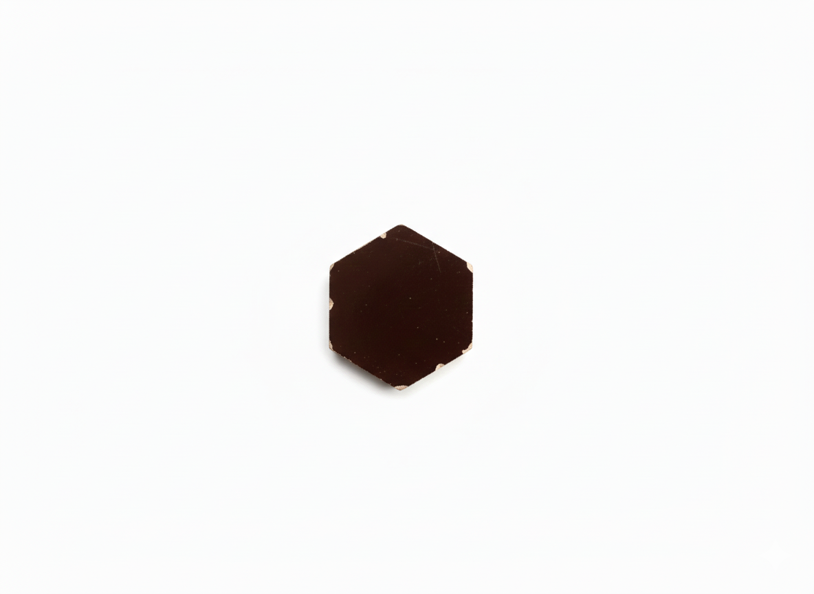 AT1004 Dark brown Hexagon