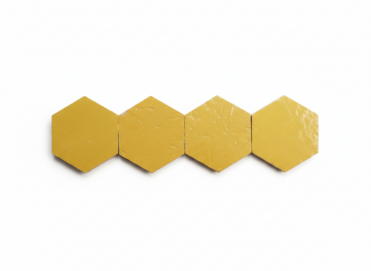 AT1003 Citron yellow Hexagon