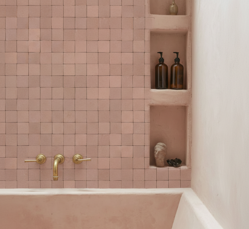 AT1002 Blush Pink zellige