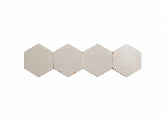 Light cream Hexagon